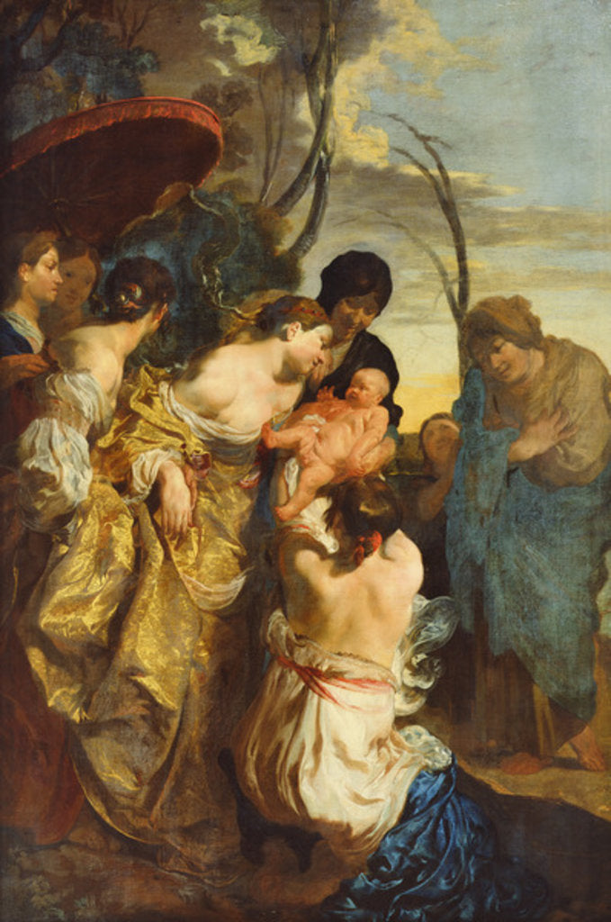 Detail of Moses Saved From Drowning, c. 1625-31 by Johann Liss or Lis or von Lys