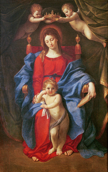 Detail of The Madonna of the Chair or Madonna della Seggiola, 1624 by Guido Reni
