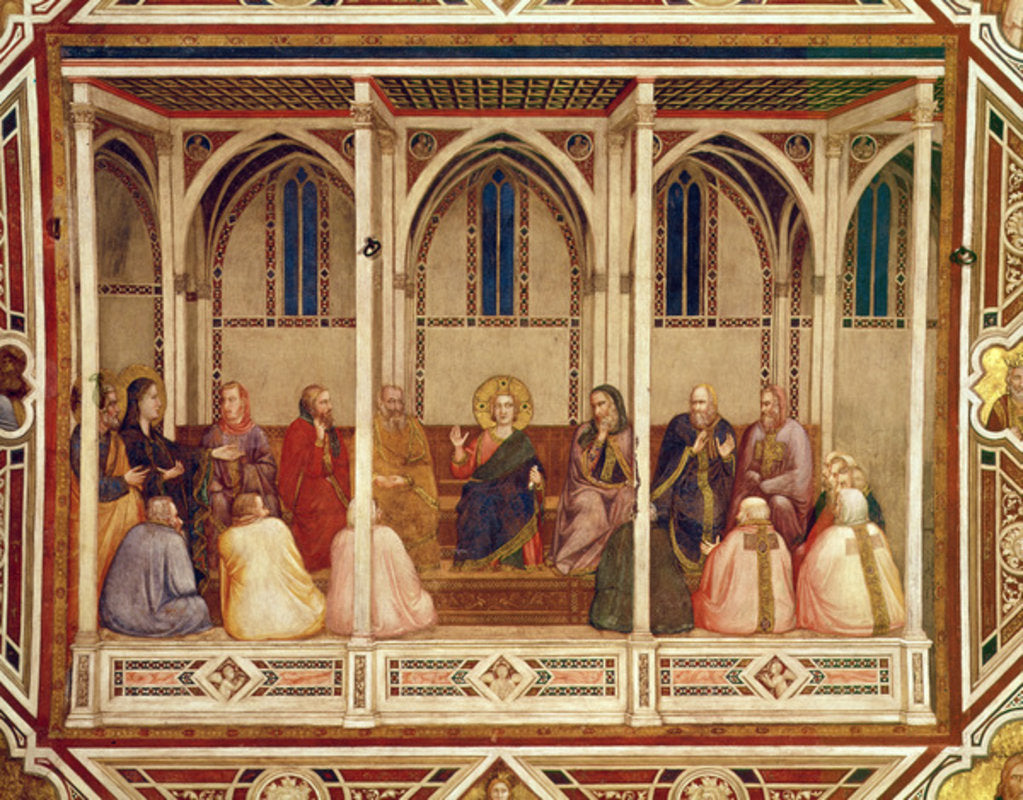 Detail of Jesus among the Doctors, c.1320 by Giotto (c.1266-1337)
