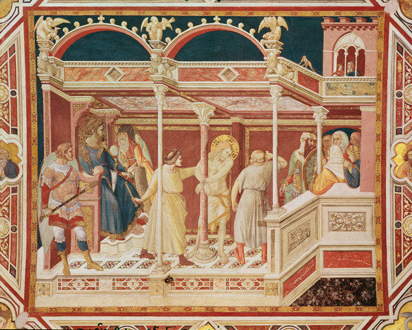 Detail of The Flagellation of Christ, c.1320 by Pietro Lorenzetti