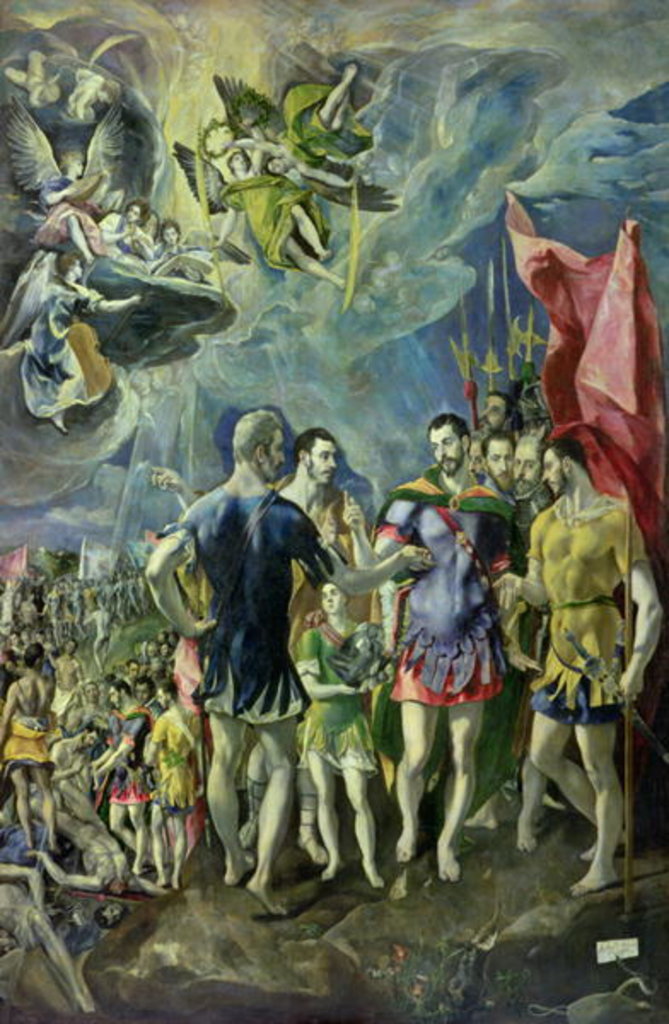 Detail of The Martyrdom of St. Maurice, 1580-83 by El Greco