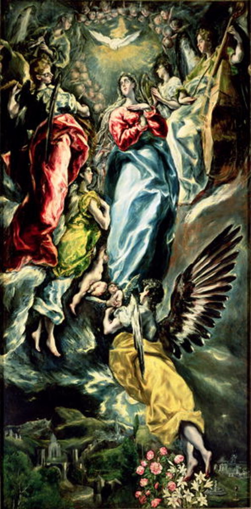 Detail of The Immaculate Conception, 1607-13 by El Greco