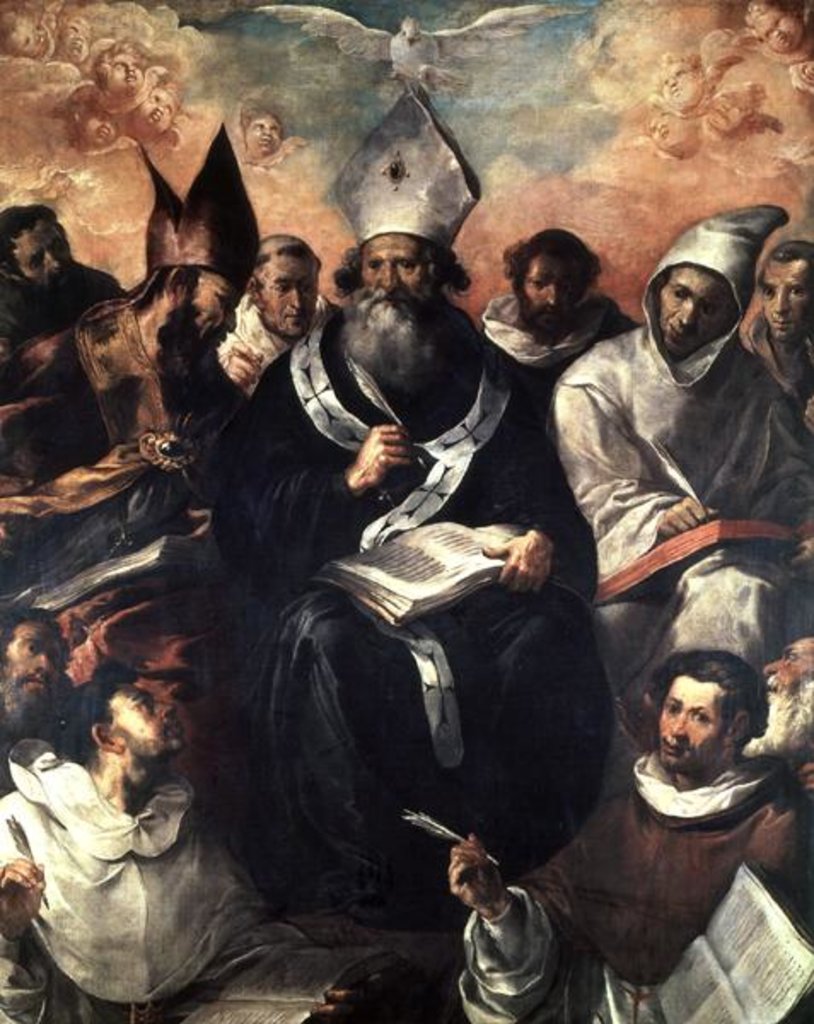 Detail of St. Basil Dictating his Doctrine by Francisco Herrera