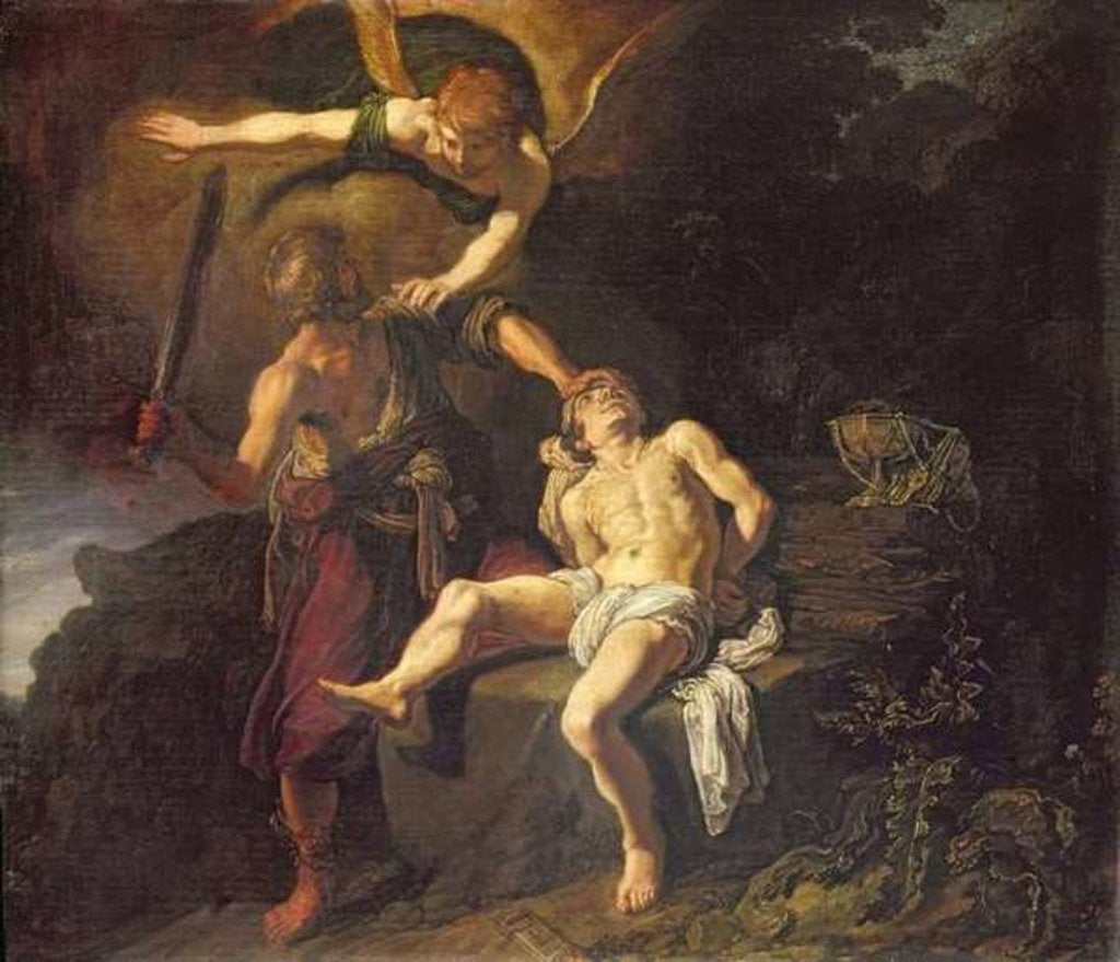 Detail of The Sacrifice of Isaac, 1616 by Pieter Lastman