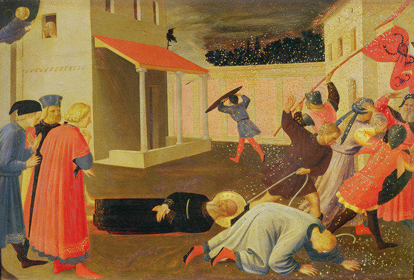 Detail of The Martyrdom of St. Mark, predella from the Linaiuoli Triptych, 1433 by Fra Angelico