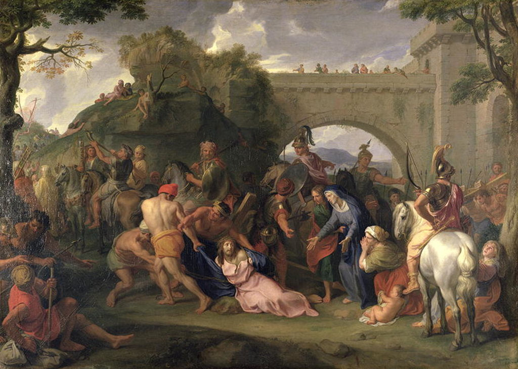 Detail of Christ Carrying the Cross, 1688 by Charles Le Brun
