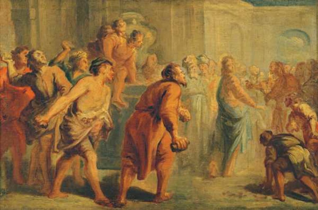 Detail of The Adulterous Wife by Jean-Baptiste Wampe