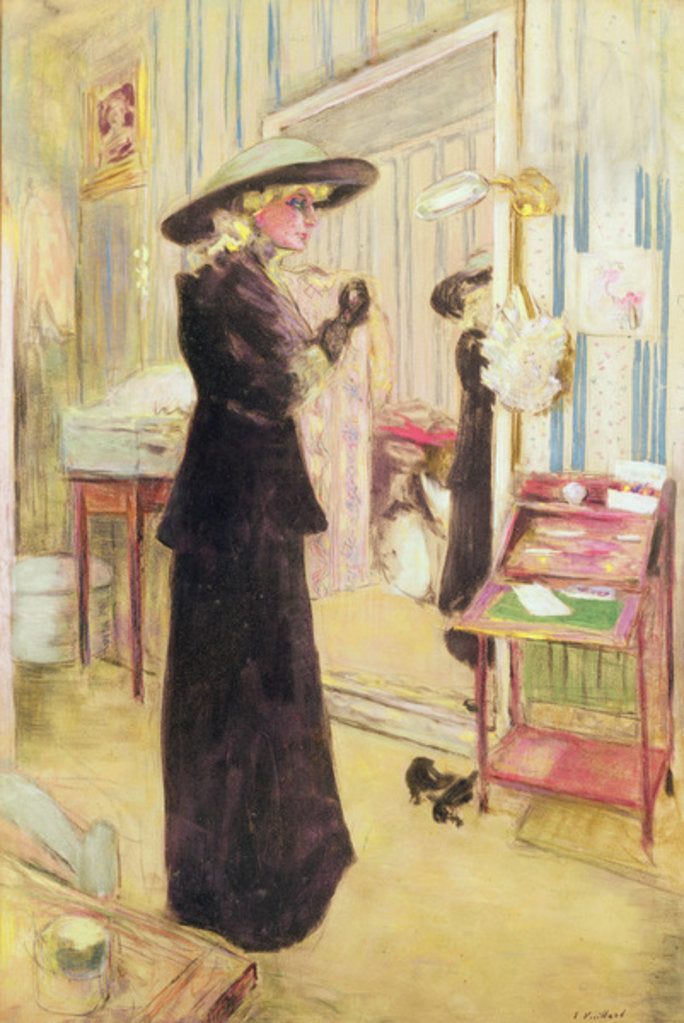 Detail of Charlotte Lyses, 1912 by Edouard Vuillard