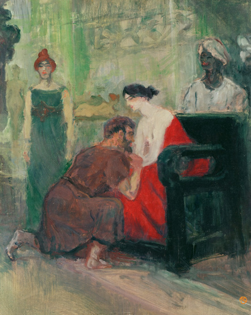 Detail of Messalina, 1900 by Henri de Toulouse-Lautrec