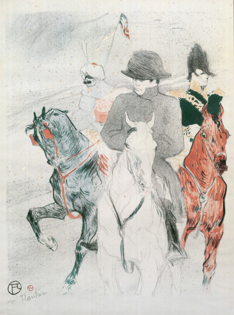 Detail of Poster to advertise Professor Sloane's biography, 'Life of Napoleon'; published by The Century Company, New York; Napoleon Bonaparte, 1895 by Henri de Toulouse-Lautrec