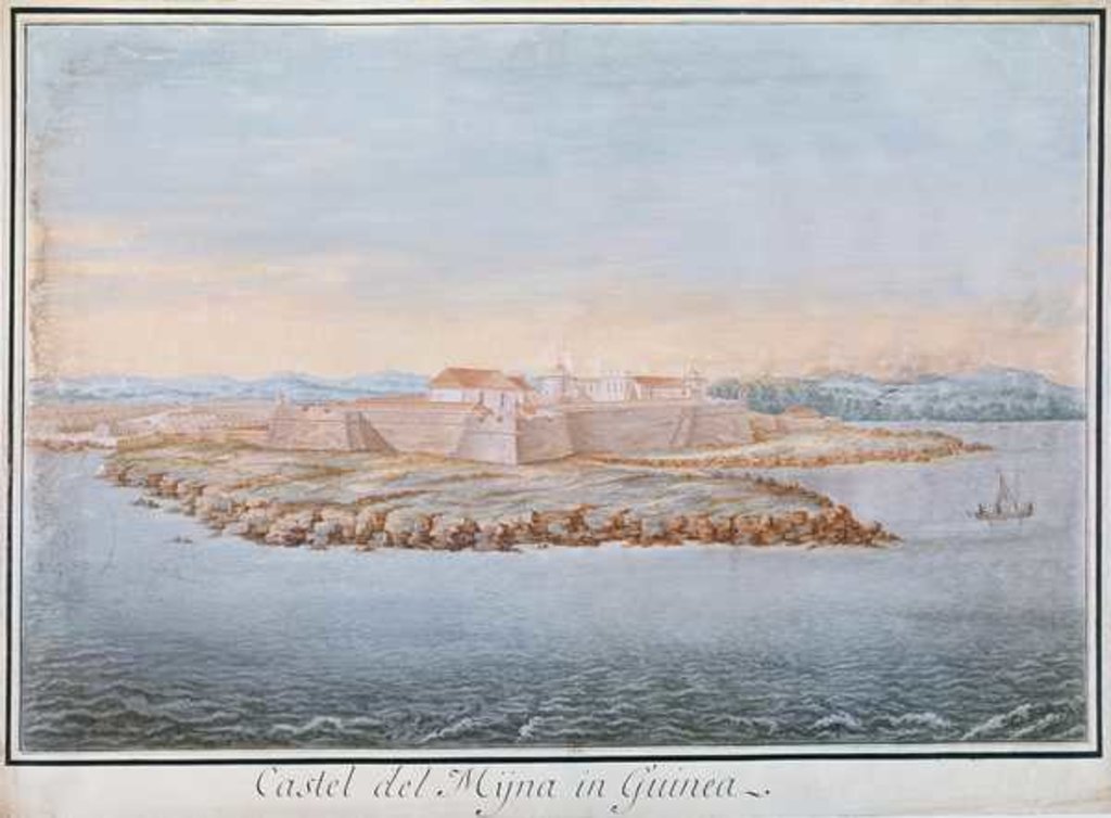 Detail of Elmina Castle, Guinea by French School