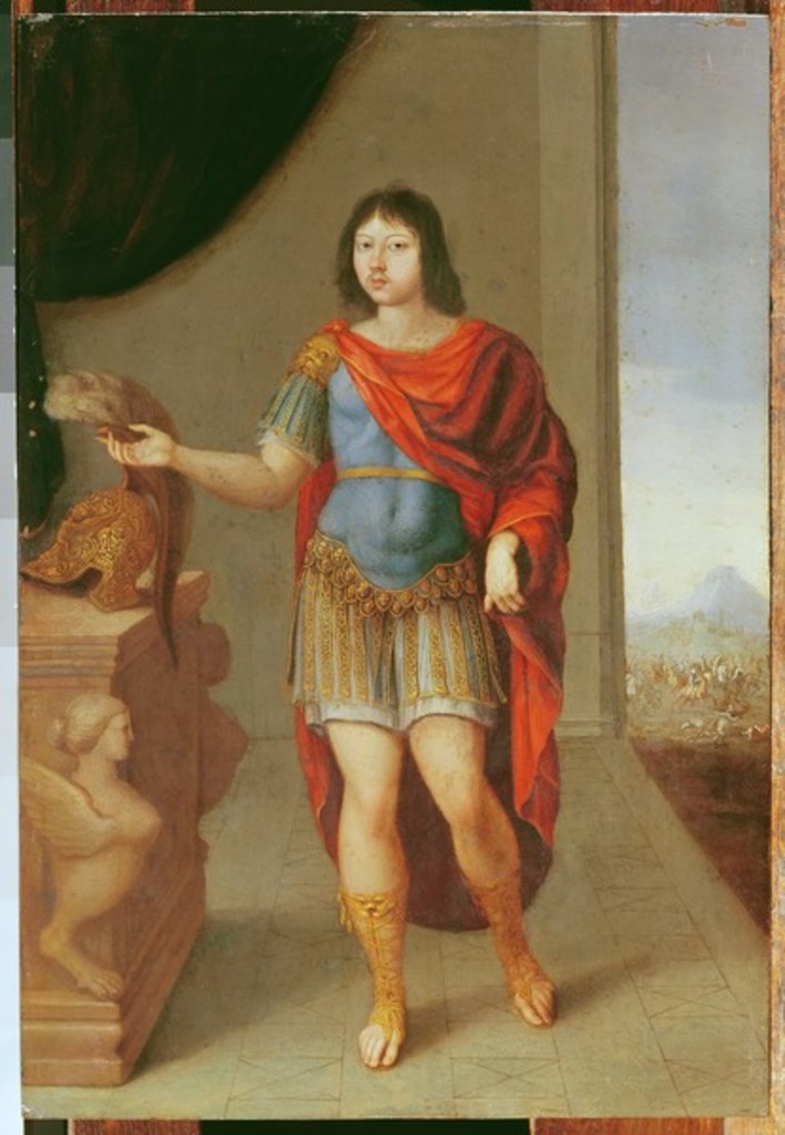 Detail of René of Froullay, Count of Tessé dressed as a Roman Warrior by French School