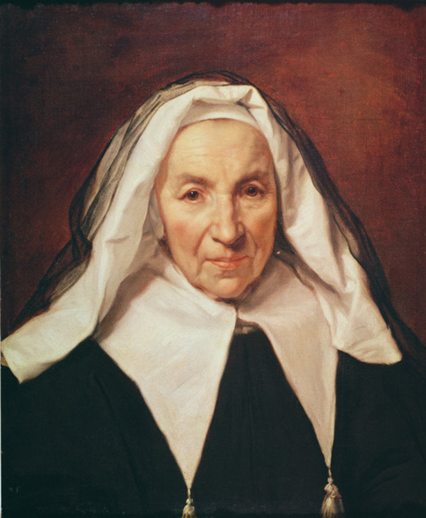 Detail of Portrait of an Elderly Woman by Philippe de Champaigne