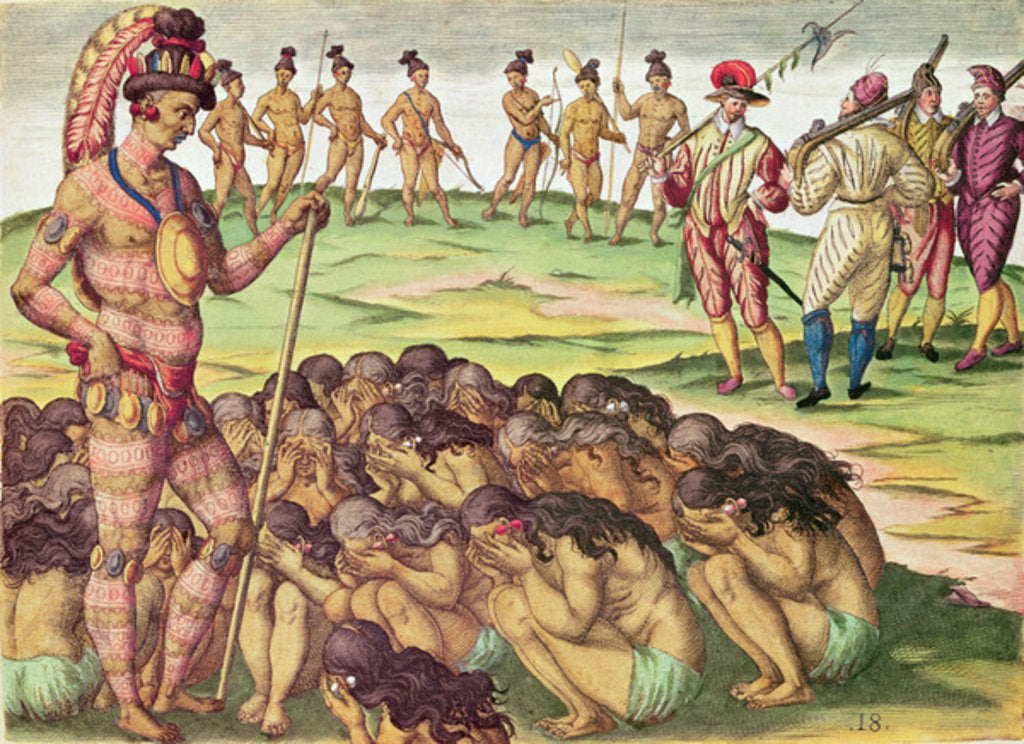 Detail of Brevis Narratio, by Theodor de Bry