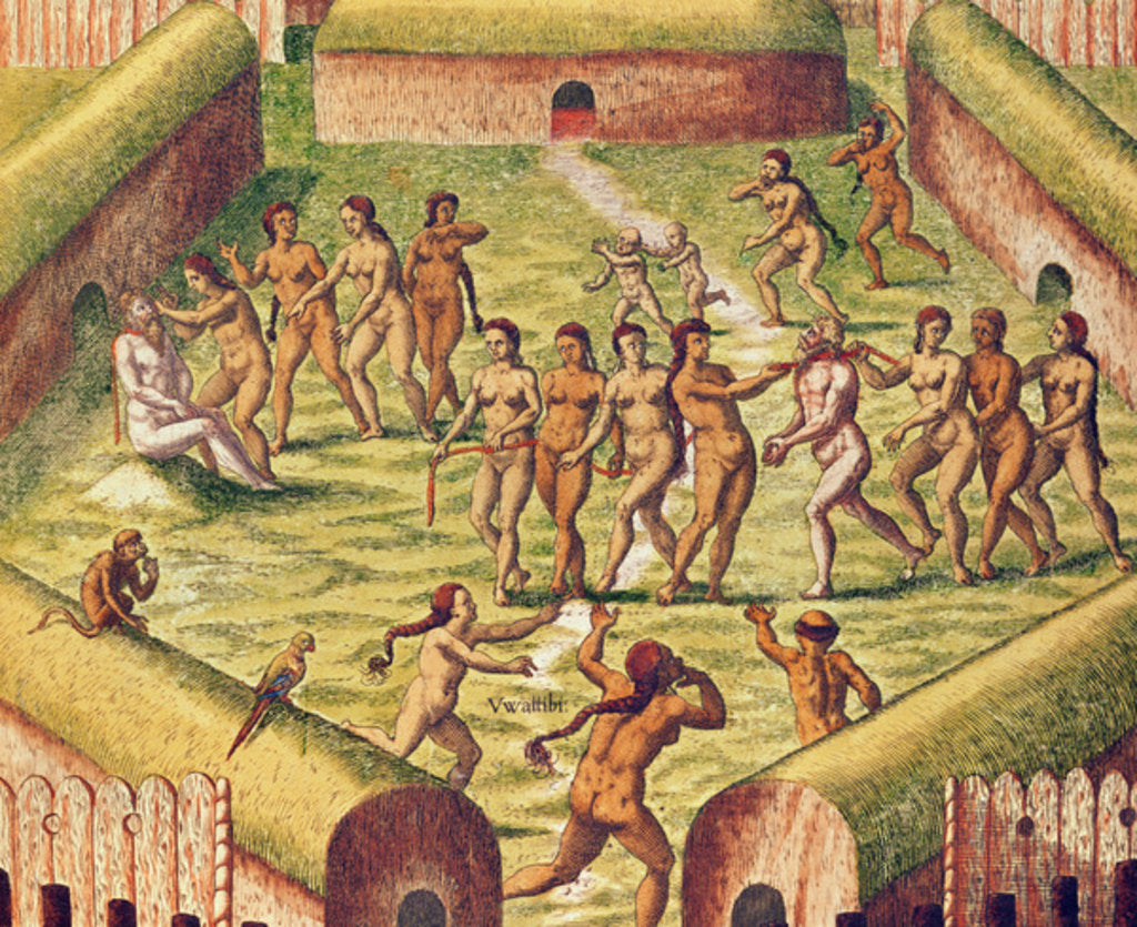 Detail of Americae Tertia Pars by Theodor de Bry