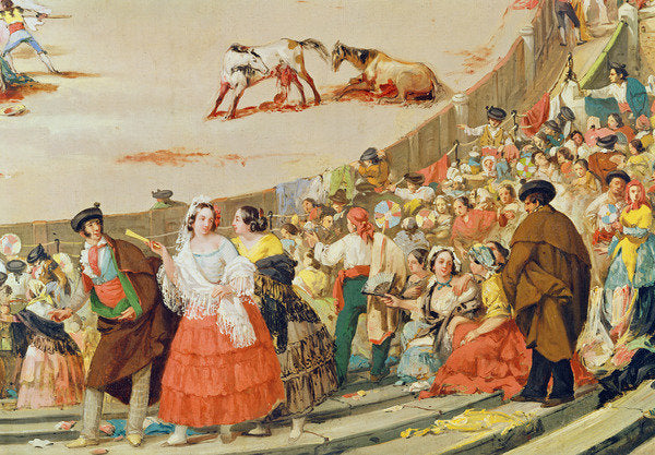 Detail of The Bullfight by Francisco Jose de (after) Goya y Lucientes