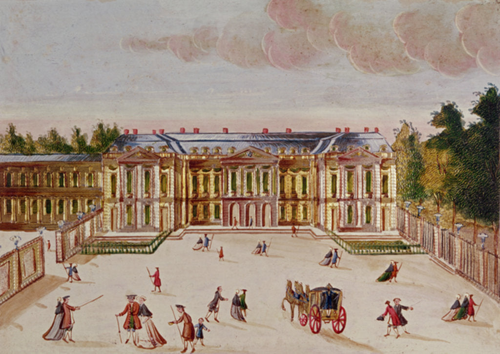 Detail of The Chateau de Choisy, courtyard side by Chevalier Chevalier