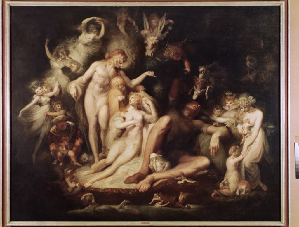 Detail of The Awakening of Titania, 1785-90 by Henry (1741-1825) Fuseli