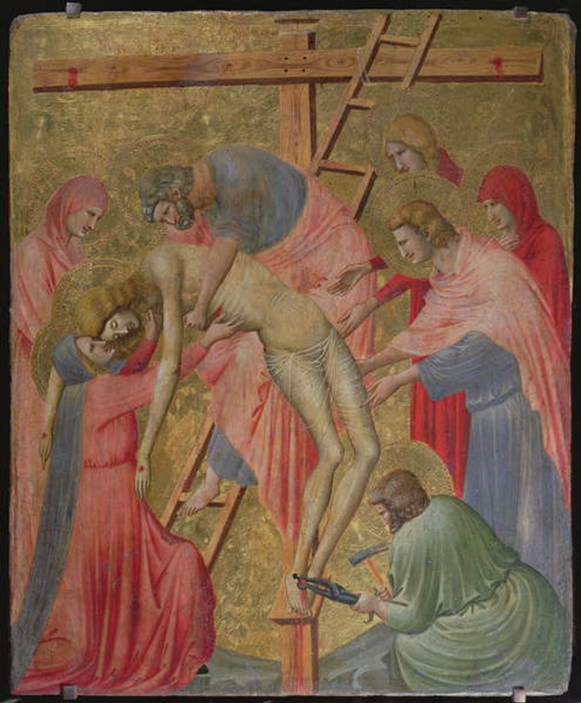 Detail of Descent from the Cross by Pietro da Rimini