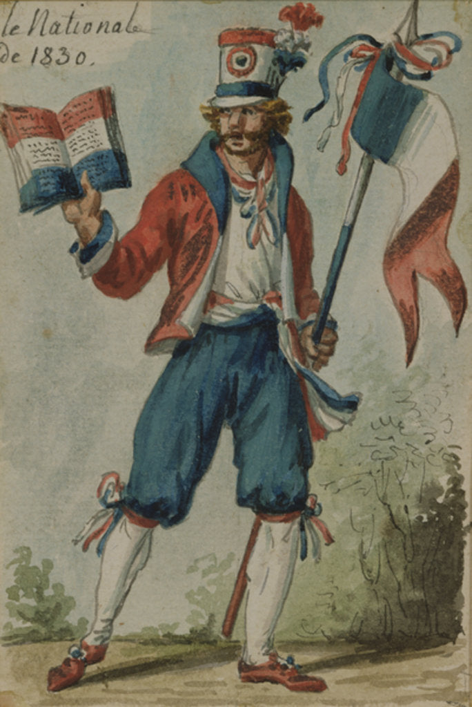 Detail of National Guard of 1830 by Pierre Antoine Lesueur