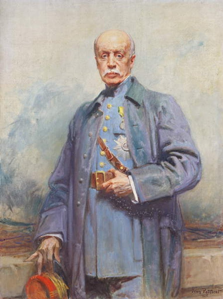 Detail of Portrait of the French Marshall Fayolle Emilel, 1925 by Jean Patricot