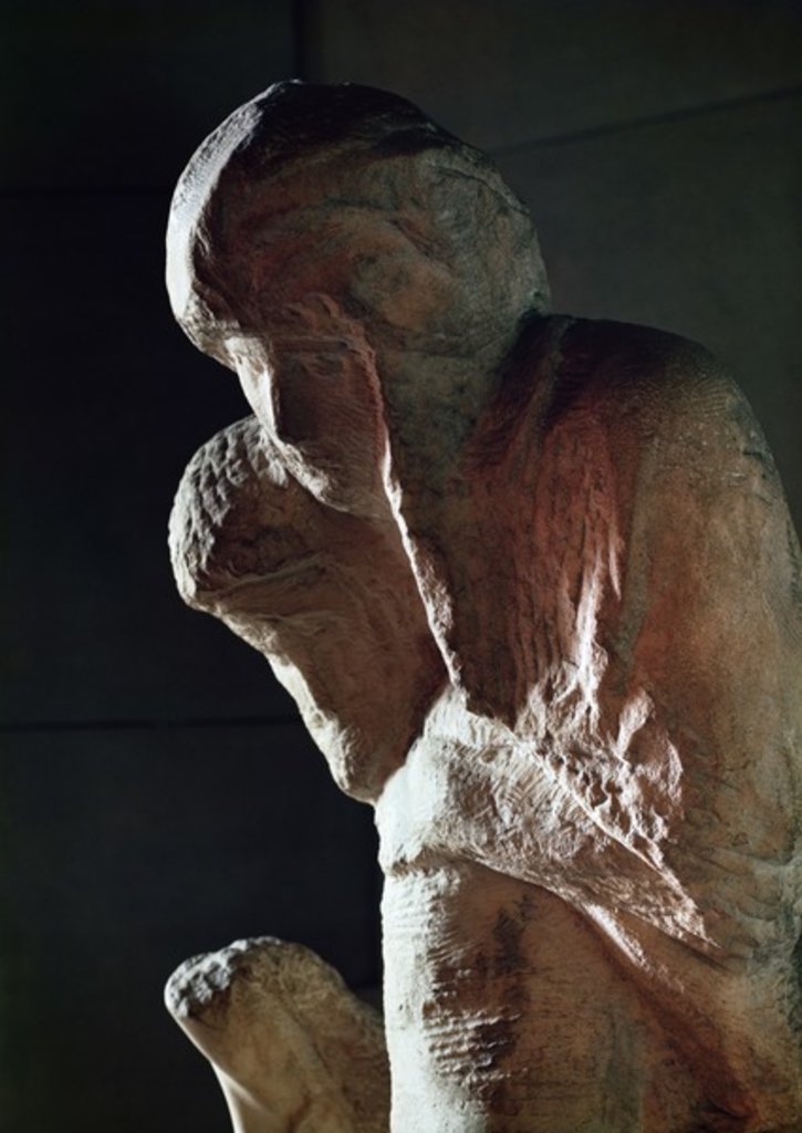 Detail of Pietà known as 'Rondanini' by Michelangelo Buonarroti