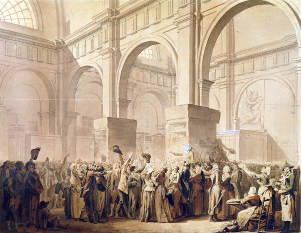 Detail of The Triumph of Marat by Louis Leopold Boilly