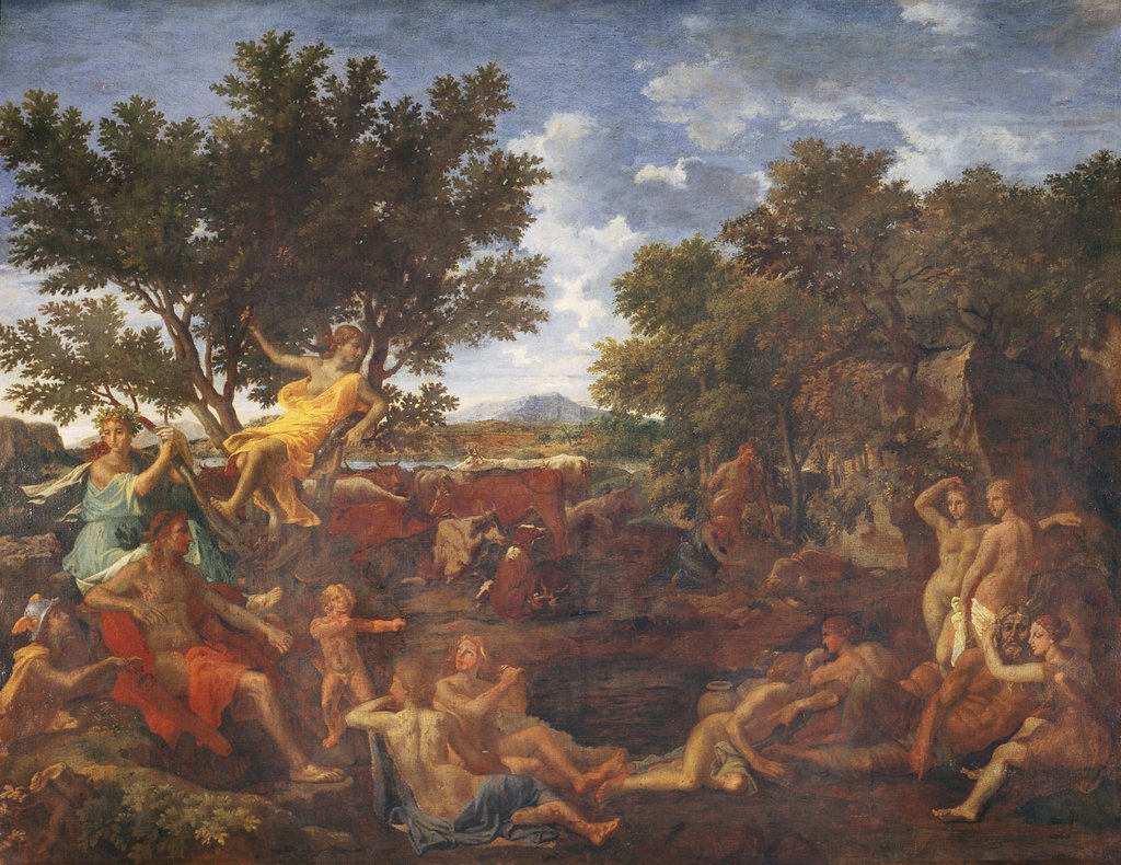 Detail of Apollo, Lover of Daphne, c.1664 by Nicolas Poussin