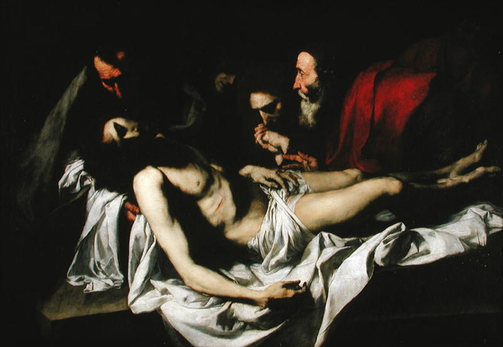 Detail of The Deposition by Jusepe de Ribera