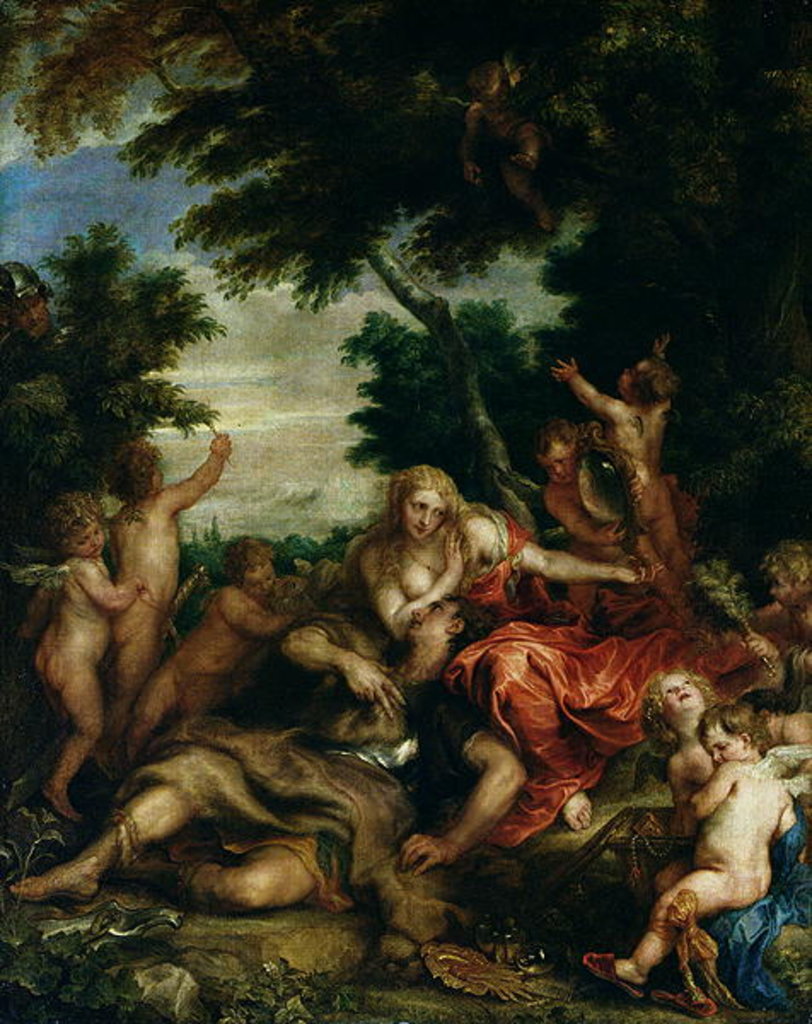Detail of The Love of Rinaldo and Armida, 17th century by Anthony van Dyck