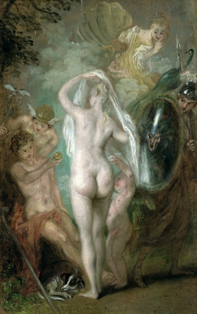 Detail of The Judgement of Paris by Jean Antoine Watteau