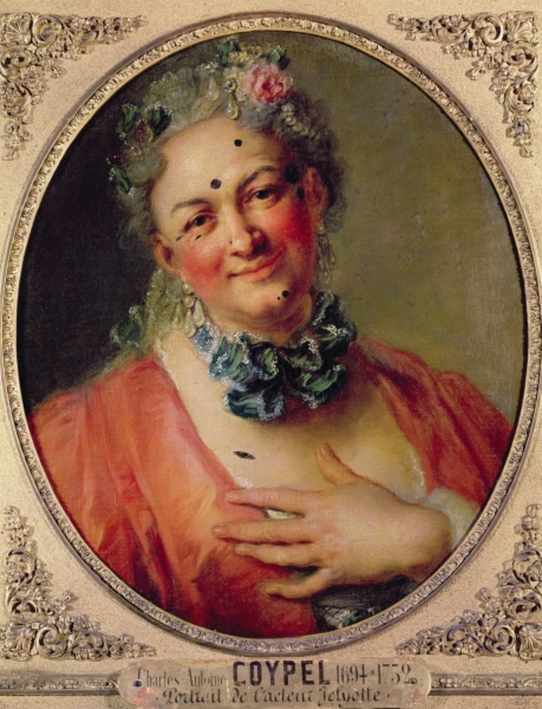 Detail of Portrait of the Singer Pierre de Jelyotte in Female Costume, c.1745 by Charles Antoine Coypel