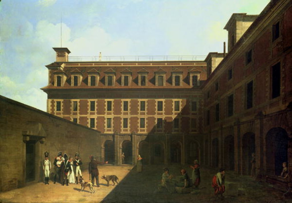 Detail of The Prison des Madelonnettes by Louis Leopold Boilly