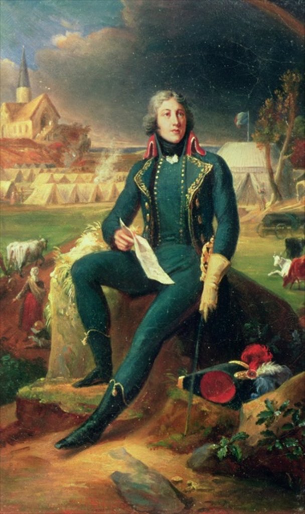 Detail of Portrait of General Louis-Lazare Hoche by Francois Pascal Simon Baron Gerard