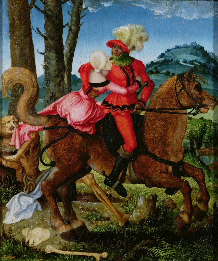 Detail of The Knight, the Young Girl and Death by Hans Baldung Grien