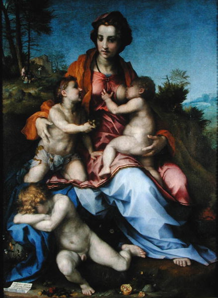 Detail of Charity, 1518-19 by Andrea del Sarto