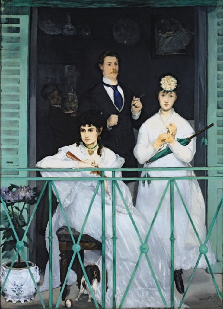 Detail of The Balcony, 1868-9 by Edouard Manet