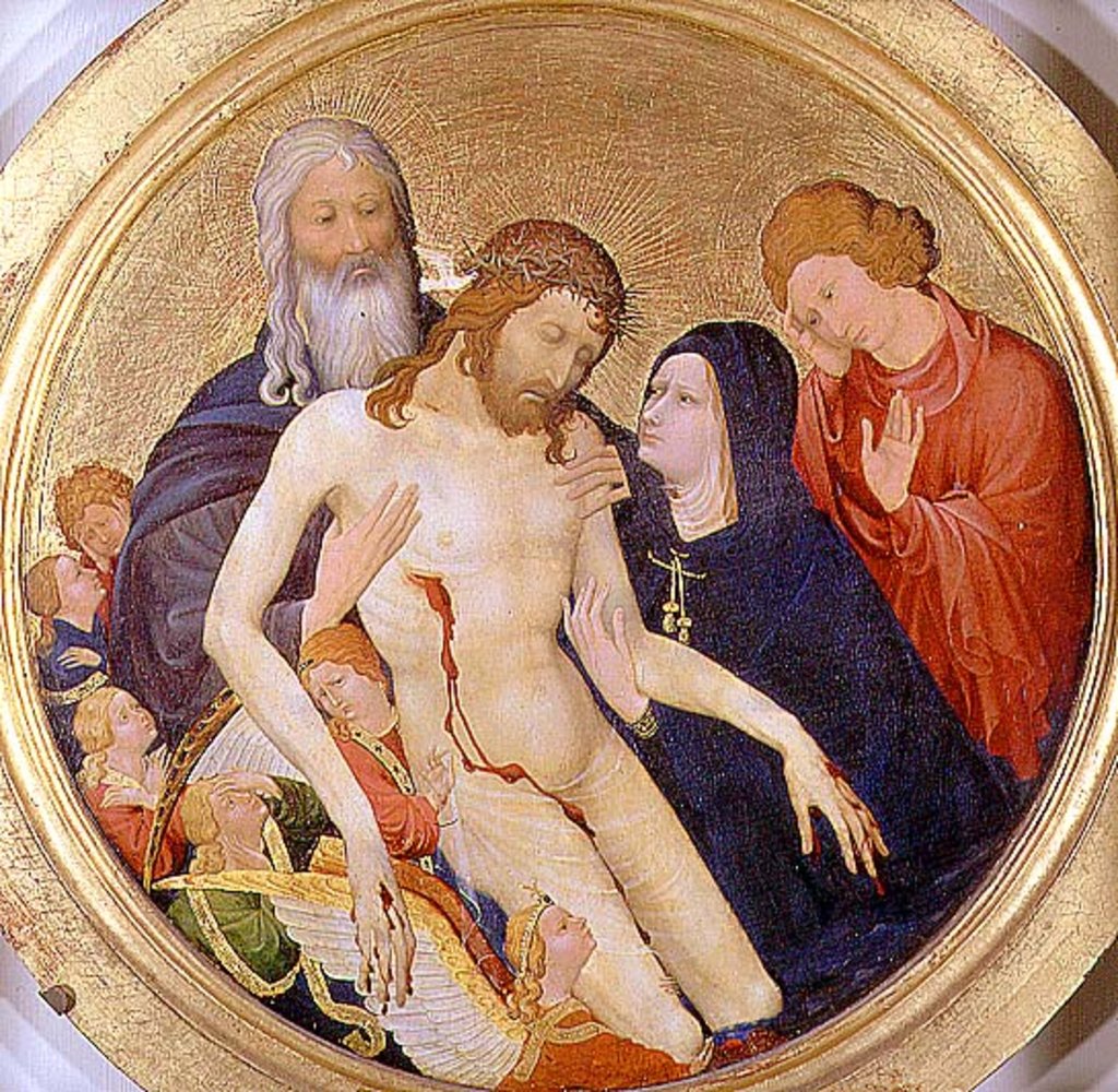 Detail of Pieta, c.1400 by Jean Malouel or Maelwael