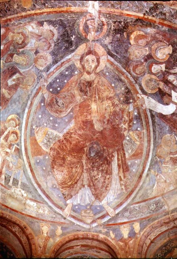 Detail of Christ Pantocrator by French School