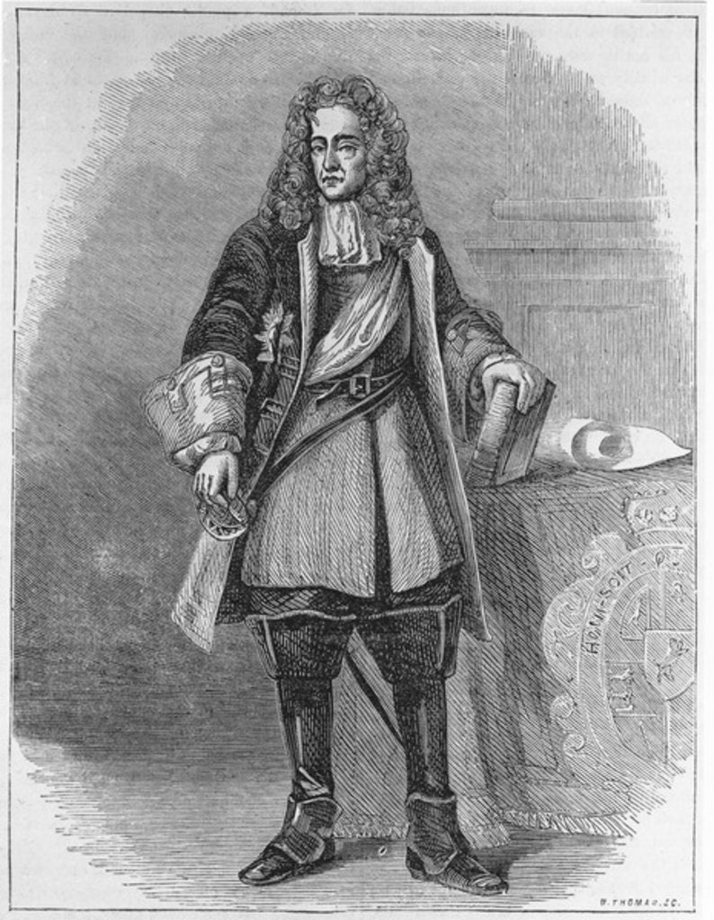 Detail of William II, Prince of Orange engraved by W. Thomas by English School