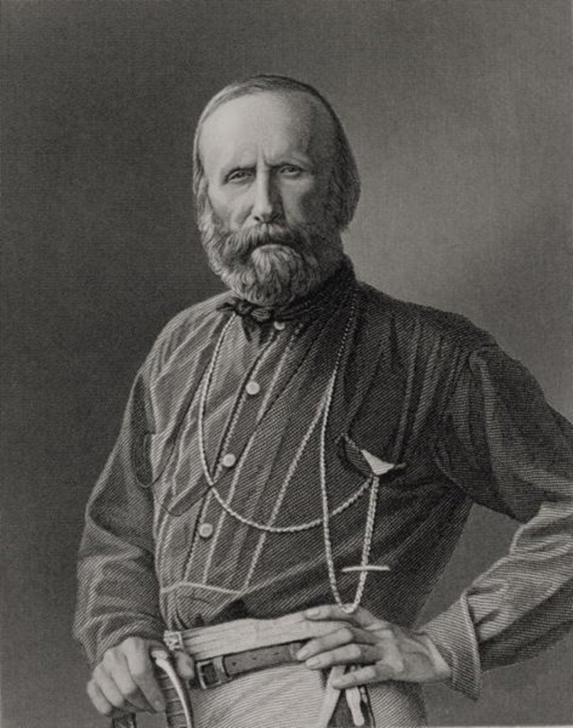 Detail of Portrait of Giuseppe Garibaldi by William the Younger Holl