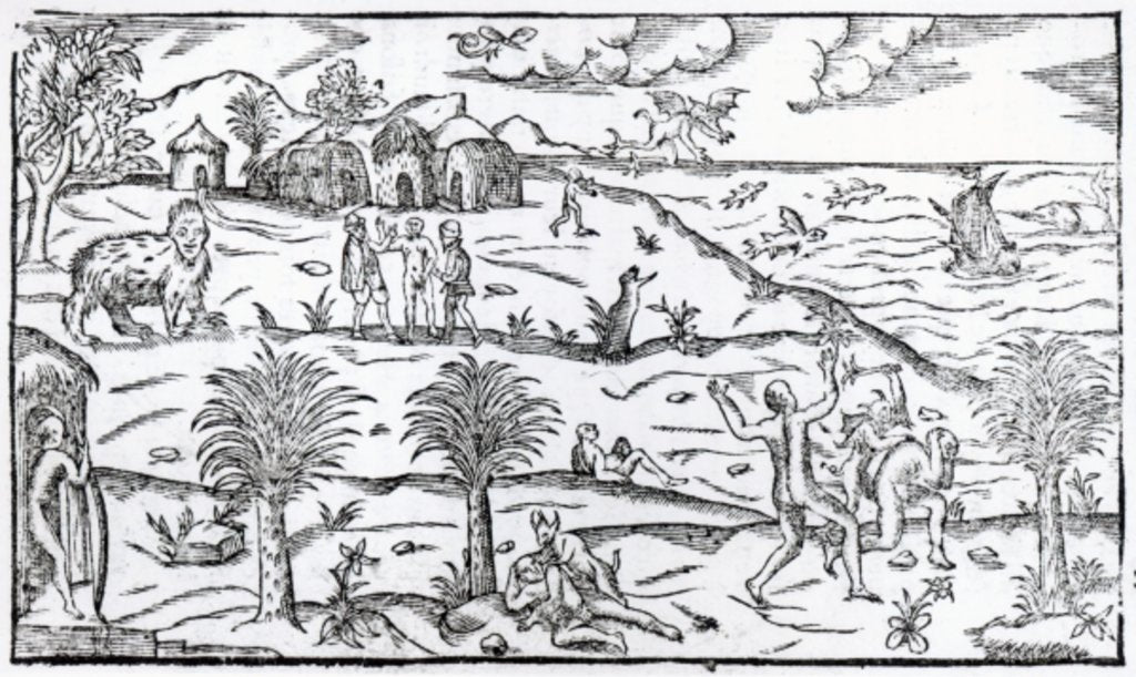 Detail of America by French School