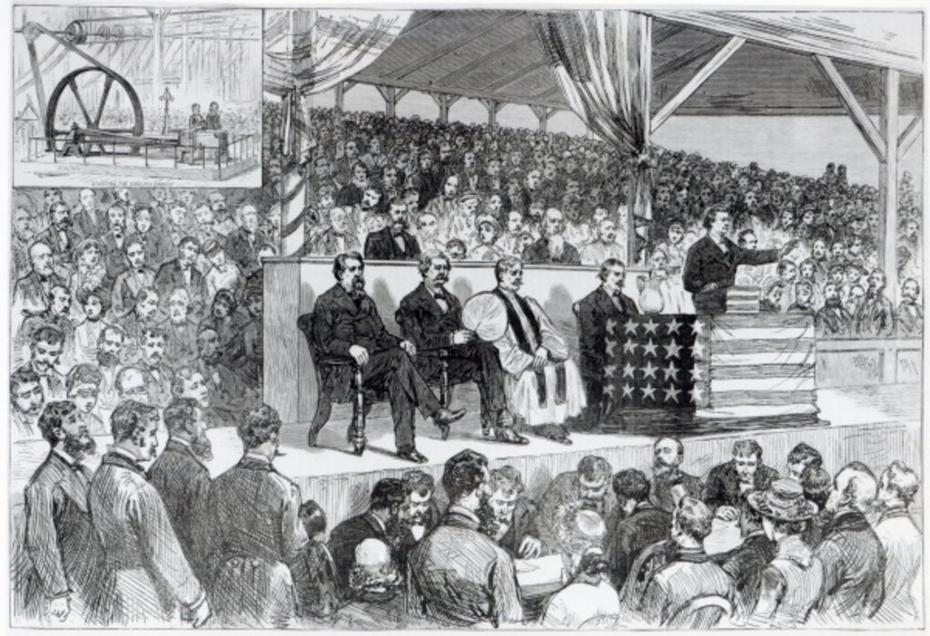 Detail of The Atlanta International Cotton Exposition: Opening Address by Governor Colquitt by American School