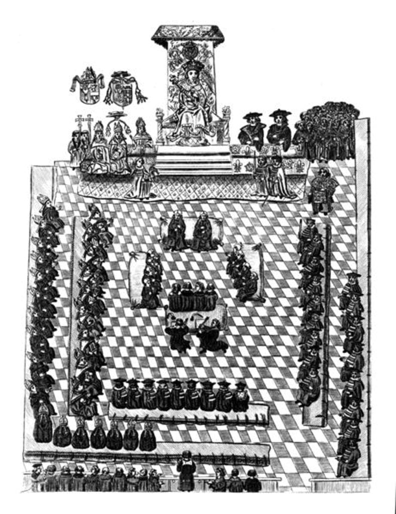 Detail of Henry VIII in Parliament by English School