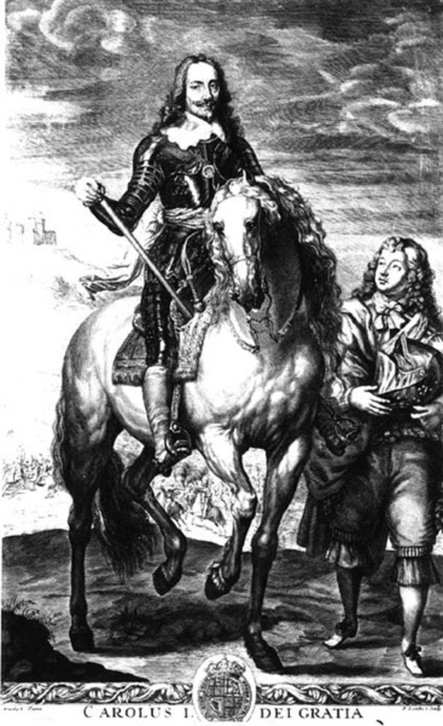 Detail of Equestrian portrait of Charles I by Anthony van Dyck