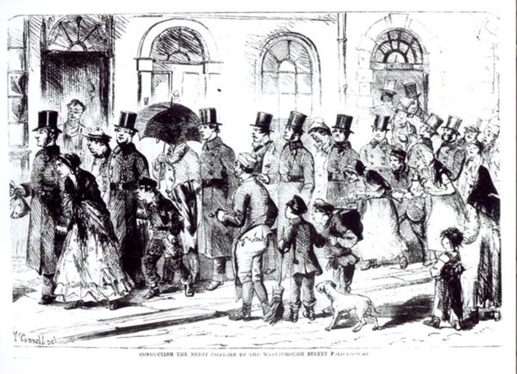 Detail of Conducting the Night Charges to the Marlborough Street Police Court by William McConnell