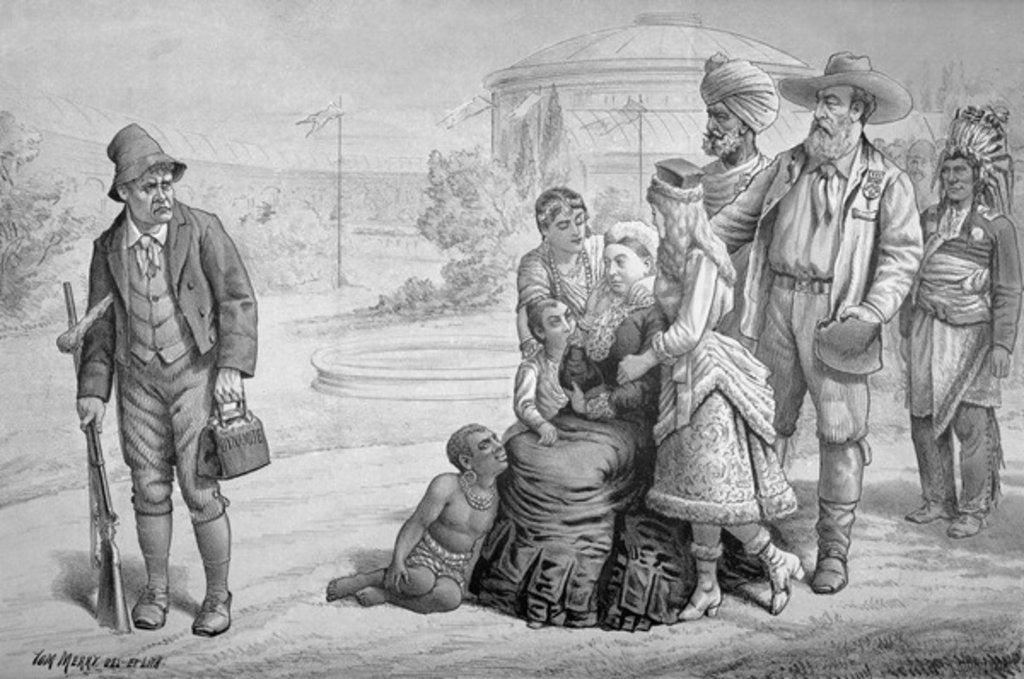 Detail of The Scapegrace of the Family, 'St. Stephen's Review Presentation Cartoon', May 15th 1886 by Tom Merry