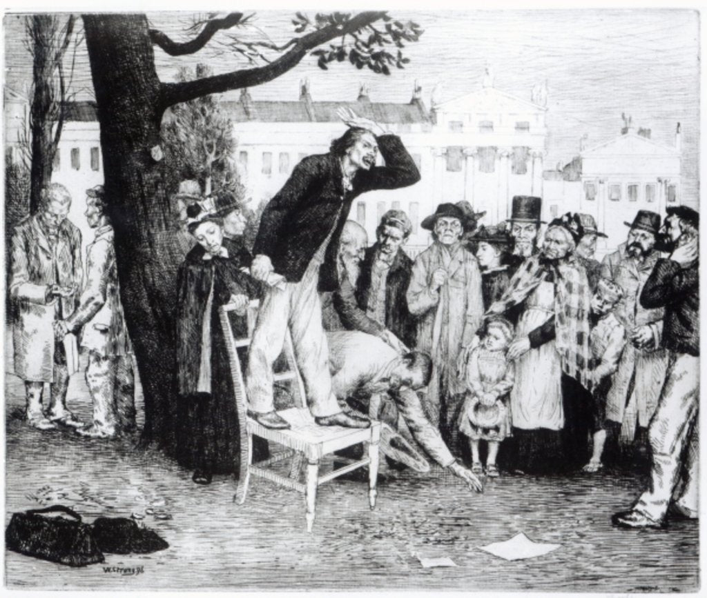 Detail of A Socialist Speaker by English School