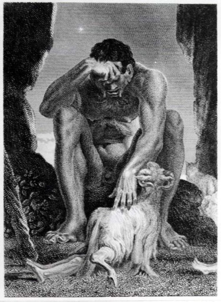 Detail of Ulysses Escaping from Polyphemus the Cyclops by Henry Fuseli