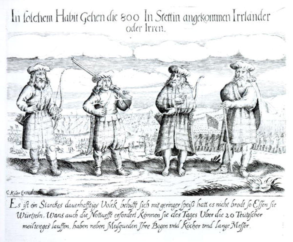 Detail of In Such Attire did 800 Irishmen Arrive in Stettin by Georg Koler